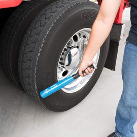 United Pacific 17-inch Aluminum Tire Checker Bat, Robust & Durable, Wrapped Handle, Long Lasting, Low Maintenance Tire Checker Bat