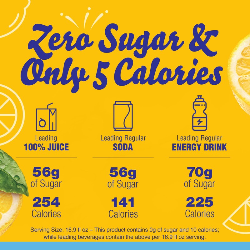 Crystal Light Lemon Iced Tea Naturally Flavored with other natural