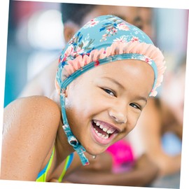 Milisten Comfortable Swim Cap for Girls Lightweight Swimming Hat for Long Hair Easy to Wear Suitable for Adults and Boy Girl Fashionable Design for Swimming Enthusiasts