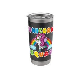 Unicorn Squad Roller Skate Unicorn Skater Retro Women Girls Stainless Steel Insulated Tumbler