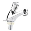 Public Ktchen Bathroom Chrome Plated Self Closing Water Saving Time