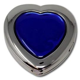Minder Table Edge Bag Hanger Foldable Heart Shaped Safety Security Hook Holder Accessory (Blue)