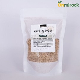 온미락 너래안 국산 볶음참깨 300g 화천 선별 고소한 로스팅 볶음깨 지퍼팩 파우치 Onmirak Neoraean Domestic Roasted Sesame 300g Hwacheon Selected Savory Roasted Sesame Zip Pouch