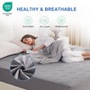 Eiayeebil Queen Waterproof Mattress Protector, Breathable 3D Air Fabric Mattress