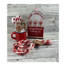 Agape Gifts Designs AGD Christmas Decor - Gingerbread Baking Boy Girl  Tier Tray 3pc Set