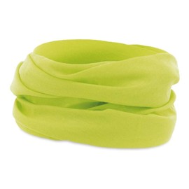 FUN FAN LINE - Pack of 3 multifunctional scarves in one colour of your choice. Protective face mask, neck panties or headscarf. (Green)