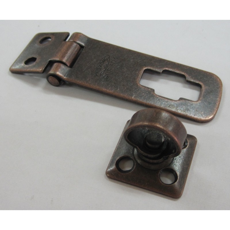 Strong Metal Antique Stainless Steel Latch, Copper Plated, Antique Copper,