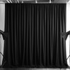 10x10FT Black Backdrop Curtains for Parties Wrinkle Free Black Curtains