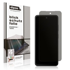 dipos I Blickschutzfolie kompatibel mit HMD Fusion X1 Display-Schutzfolie matt mit 4-Wege Sichtschutz-Effekt