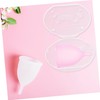 Minkissy Sets Period Cup Box Pacifier Container Lightweight Pp Material