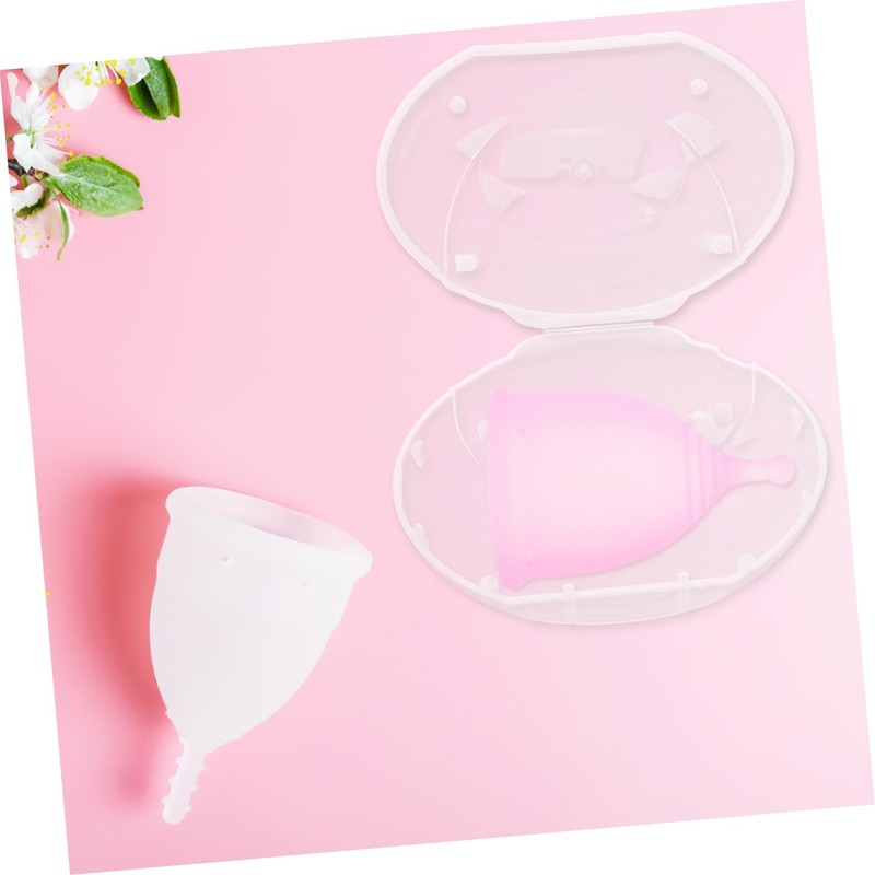 Minkissy Sets Period Cup Box Pacifier Container Lightweight Pp Material
