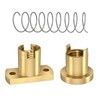 2pcs T8 Anti Backlash Spring Loaded Nut Elimination Gap Nut
