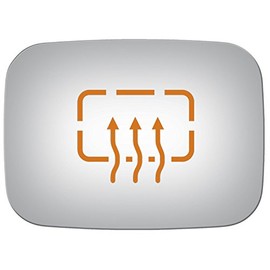 Burco 3746H Passenger Side Power Replacement Mirror Glass Compatible With 03-09 Hummer H2