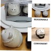LABRIMP Ceramic Pig Jar Wedding Seasoning Pot Pig Pepper Salt
