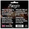 Adagio Premium Electric Guitar String Set COATED AntiRust Extra Light
