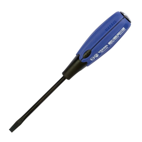 VESSEL - No.730 Super Cushion Tang-Thru Screwdriver 6X100 (730S6100)