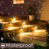 Solar Pool Side Lights 16-Pack, Warm White Waterproof Light up