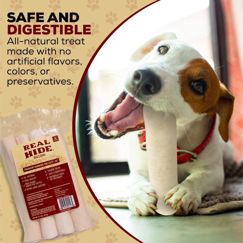 Real Hide | All Natural Dog Chew Treats - Premium