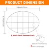 TamBee Cooking Oval 9.8 Inch Cookie Cooling Rack 304 Stainless
