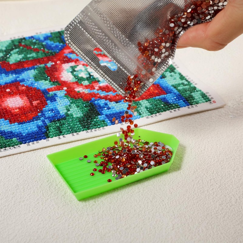 Elegaperma 100pcs Diamond Art Bags for Beads, 4.33 x 2.7