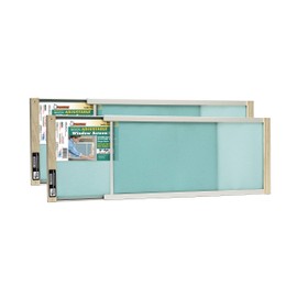 Frost King 2AWS1145 WB Marvin Adjustable Window Screen, 10in High x Fits 25-45in Wide (2-Pack), Natural, 2 Count