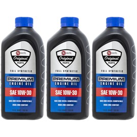Exmark 135-2566 Engine Oil 10W-30 Full Synthetic Quart Bottle 3 Pack
