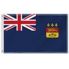 3×5 FT Canada Quebec(1939-1948) Flag,Large Canadian Old Province QC Decor,Double