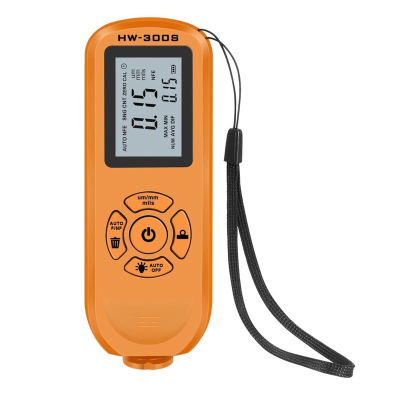 HW 300S Car Paint Film Thickness Gauge with Backlight Large