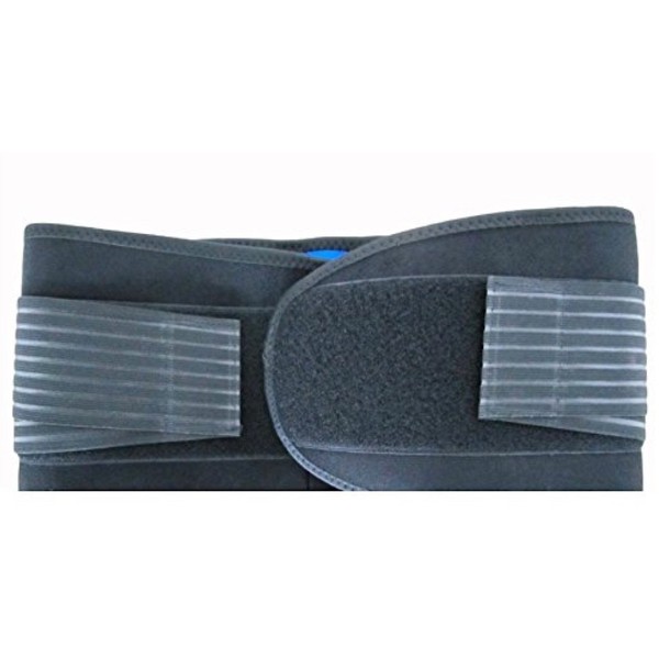 KL Happiness Deluxe Neoprene Double Pull Lumbar Lower Back Support Brace Exercise Belt (XL : 90-110cm (35-43"))