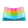 Living Today 24PCS Plastic Clothespins, Colorful Strong Clothing Pin Set,