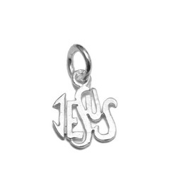 Jesus Name #2 Charm Pendant .925 Sterling Silver