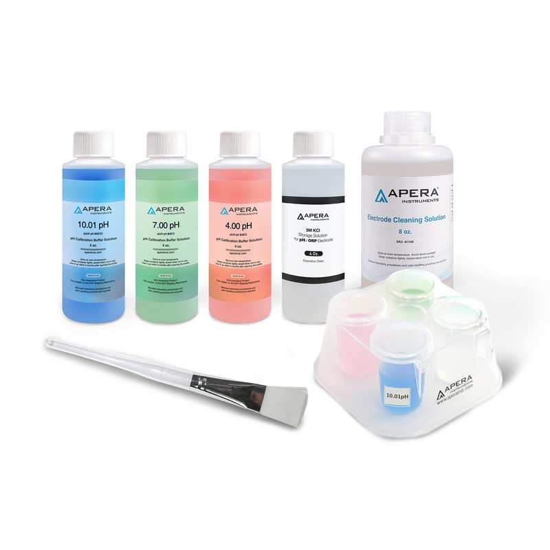 Apera Instruments pH Probe Electrode Sensor Care Maintenance Kit, Including