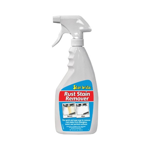 STAR BRITE Rust Stain Remover Spray - Instantly Dissolve Corrosion Stains on Fiberglass, Vinyl, Fabric, Metal & Painted Surfaces - Also Removes Sprinkler Stains (089222SS)