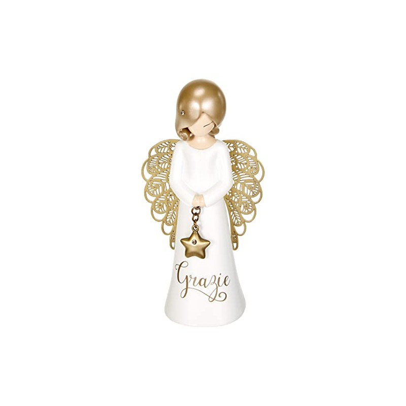 You Are An Angel ASF004I Angel Figurine, Ceramic, White, 12.5
