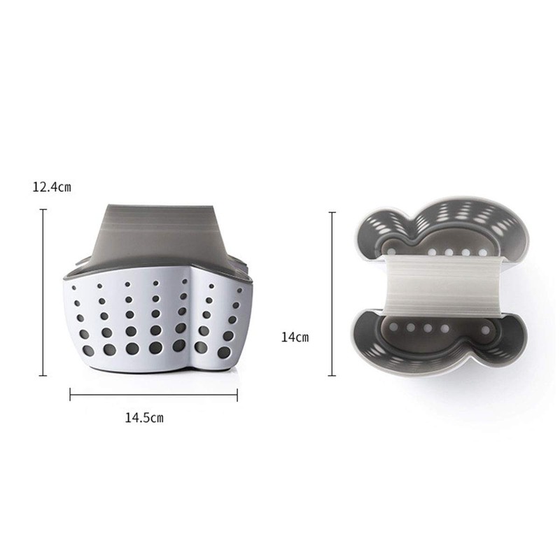 jinminamz Kitchen Sink Organiser Caddy Organiser Kitchen Utensil Holder Sponge