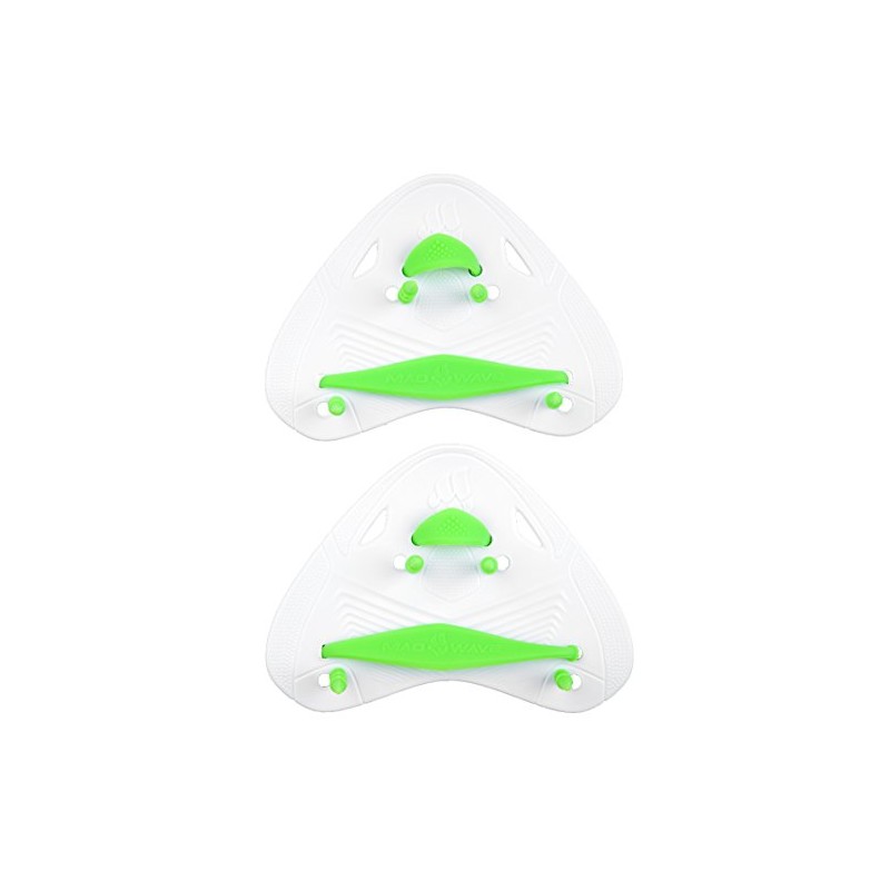 Mad Wave Pro Finger Paddles - White