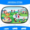 Car Sun Shade for Kids - Foldable Cling UV Blocker