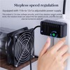 Fume Extractor DC-12V 120mm*120mm Adjustable Suction Soldering Fan for Soldering