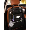 OrganiMax Car Seat Organizer Back – Multi-Pocket PU Leather Storage,