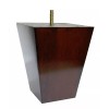 Elegent Upholstery 5" Tall Leg Walnut Tapered Threaded Bolt Sofa/Couch/Cha