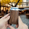 GARCIX Premium Wooden Pop-Up Credit Card Wallet – Slim, RFID