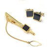 Thomas Bailey Tie Clip/Cufflinks Set - Flat Gold