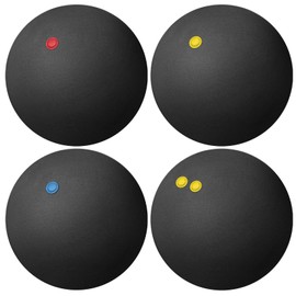 Toddmomy 4pcs Squash Balls: Professional Squash Balls - 4 Speed Options for Competition Training