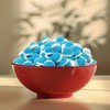 Blue Raspberry Puffs Gummy Candy, Baby Shower Candy, 2-Pound Bag