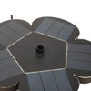 Solar Fountain Solar Powered Plum Blossom Style Fast Start Up
