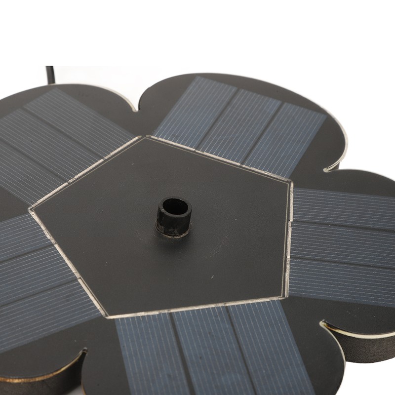 Solar Fountain Solar Powered Plum Blossom Style Fast Start Up
