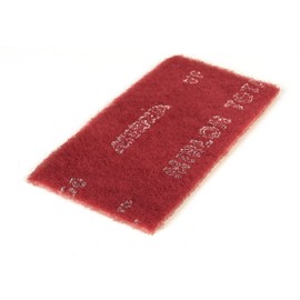 Mirka 18-118-447 25 Pieces 4 1/2-Inch by 9-Inch Very Fine Scuff Pads (Red) 360 Grit