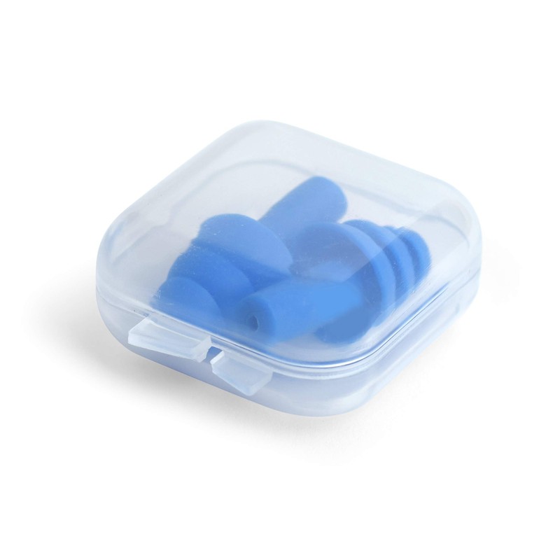 50 Pair Silicone Ear Plugs in Plastic Cases Soft Reusable