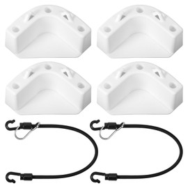 KEYDINHT Boat Marine Cooler Mounting Kit Fit for Yeti, Igloo, Engle, Coleman, Keywest Most Coolers, Boat Marine Cooler Tie Down Straps Kit to Prevent Sliding & Securing Cooler/Tackle Boxes/Ice Chest