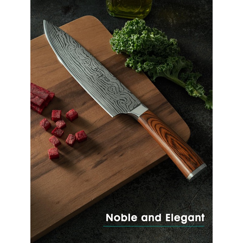 Astercook Chef Knife, 8 Inch Professional Kitchen Chef Knife, German